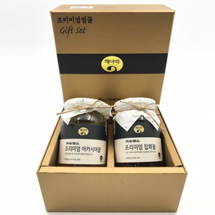 [5월특가상품] 가보 꿀 선물세트 5호(프리 아카시아600g+프리 잡화600g)